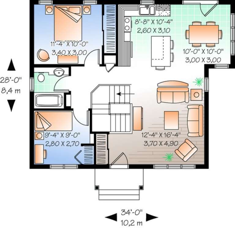 House Plan House Plan #10562 Drawing 1