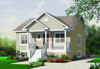 Bungalow House Plan #034-00623 Elevation Photo