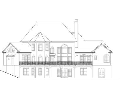 Traditional House Plan #699-00026 Elevation Photo