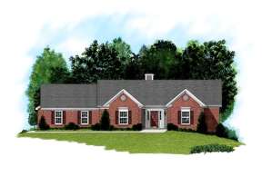 Traditional House Plan #036-00081 Elevation Photo