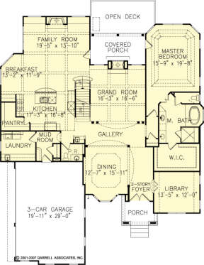 Floorplan 1 for House Plan #699-00028