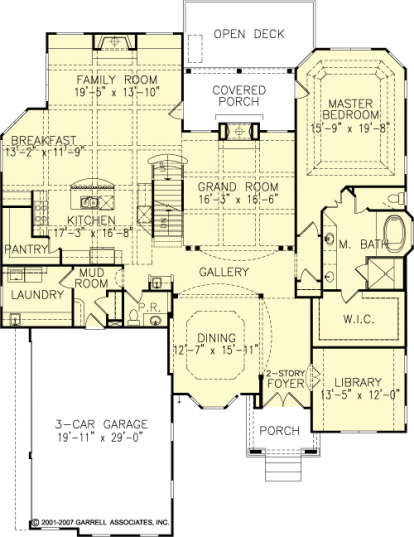 Floorplan 1 for House Plan #699-00028