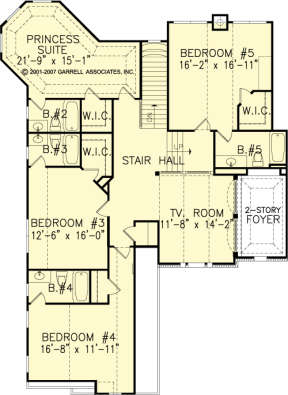 Floorplan 2 for House Plan #699-00028