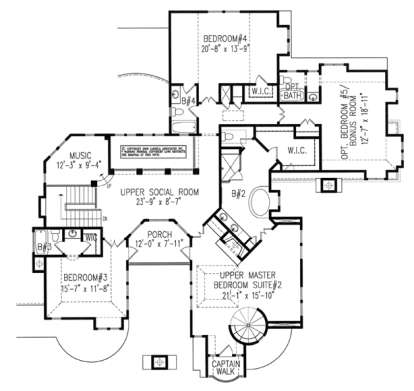Floorplan 2 for House Plan #699-00029
