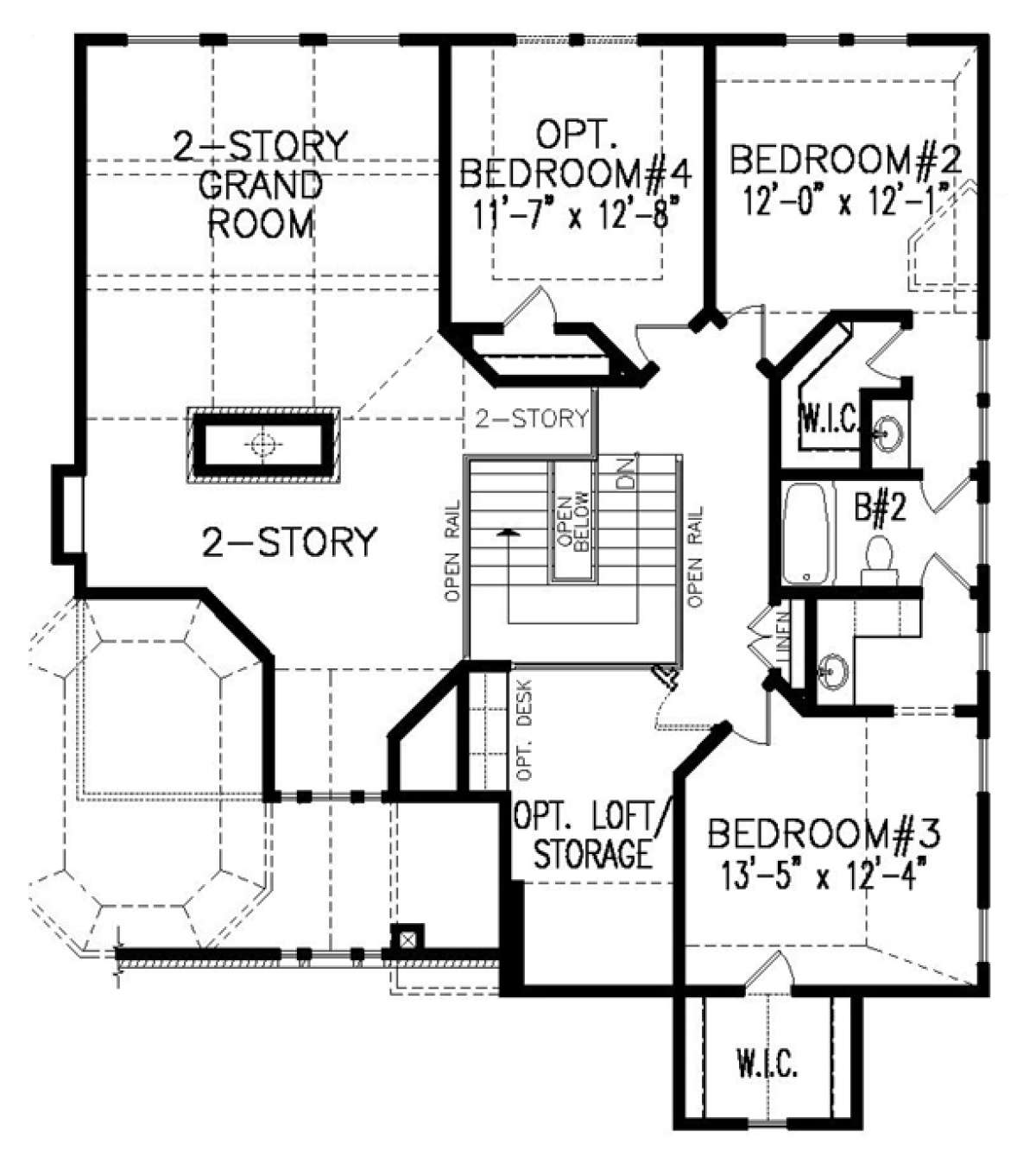 Floorplan 2 for House Plan #699-00030
