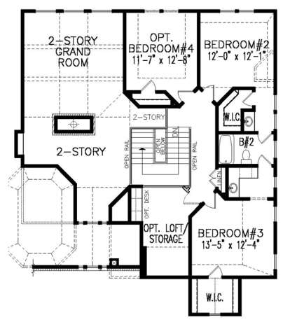 Floorplan 2 for House Plan #699-00030
