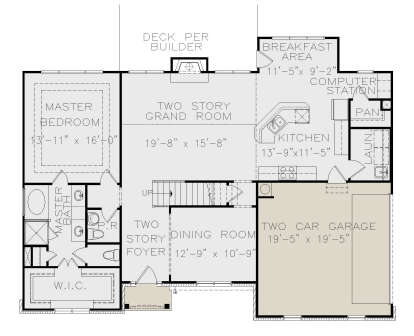 Main Floor  for House Plan #699-00031