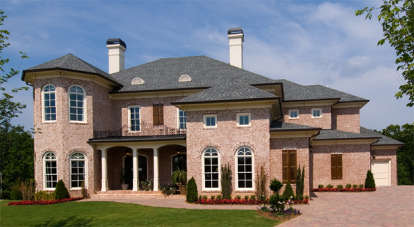 Luxury House Plan #699-00032 Elevation Photo