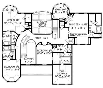 Floorplan 2 for House Plan #699-00032