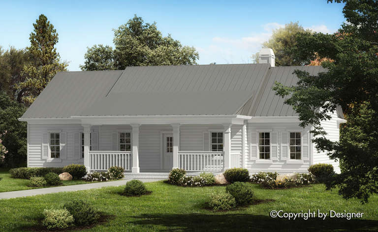 Southern House Plan #699-00033 Elevation Photo