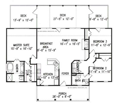 Floorplan1 for House Plan #699-00033