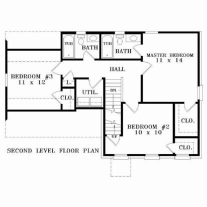 Floorplan 2 for House Plan #053-02273