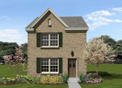 2 Bed, 1 Bath, 1107 Square Foot House Plan - #053-02274