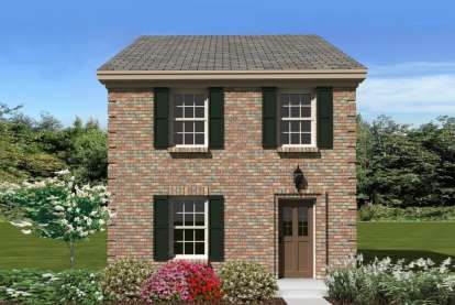 2 Bed, 1 Bath, 1107 Square Foot House Plan - #053-02275