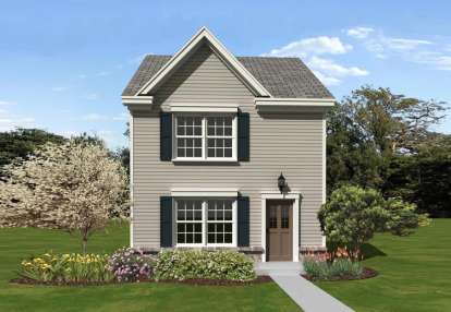 2 Bed, 1 Bath, 1107 Square Foot House Plan - #053-02276