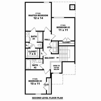 Floorplan 2 for House Plan #053-02277