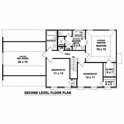 Floorplan 2 for House Plan #053-02278