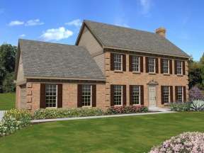 Traditional House Plan #053-02279 Elevation Photo
