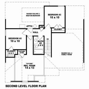 Floorplan 2 for House Plan #053-02280