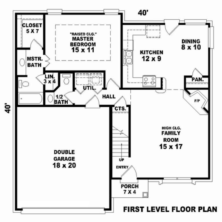 House Plan House Plan #10586 Drawing 1