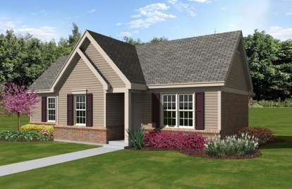 Traditional House Plan #053-02282 Elevation Photo