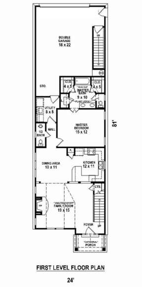 Floorplan 2 for House Plan #053-02288