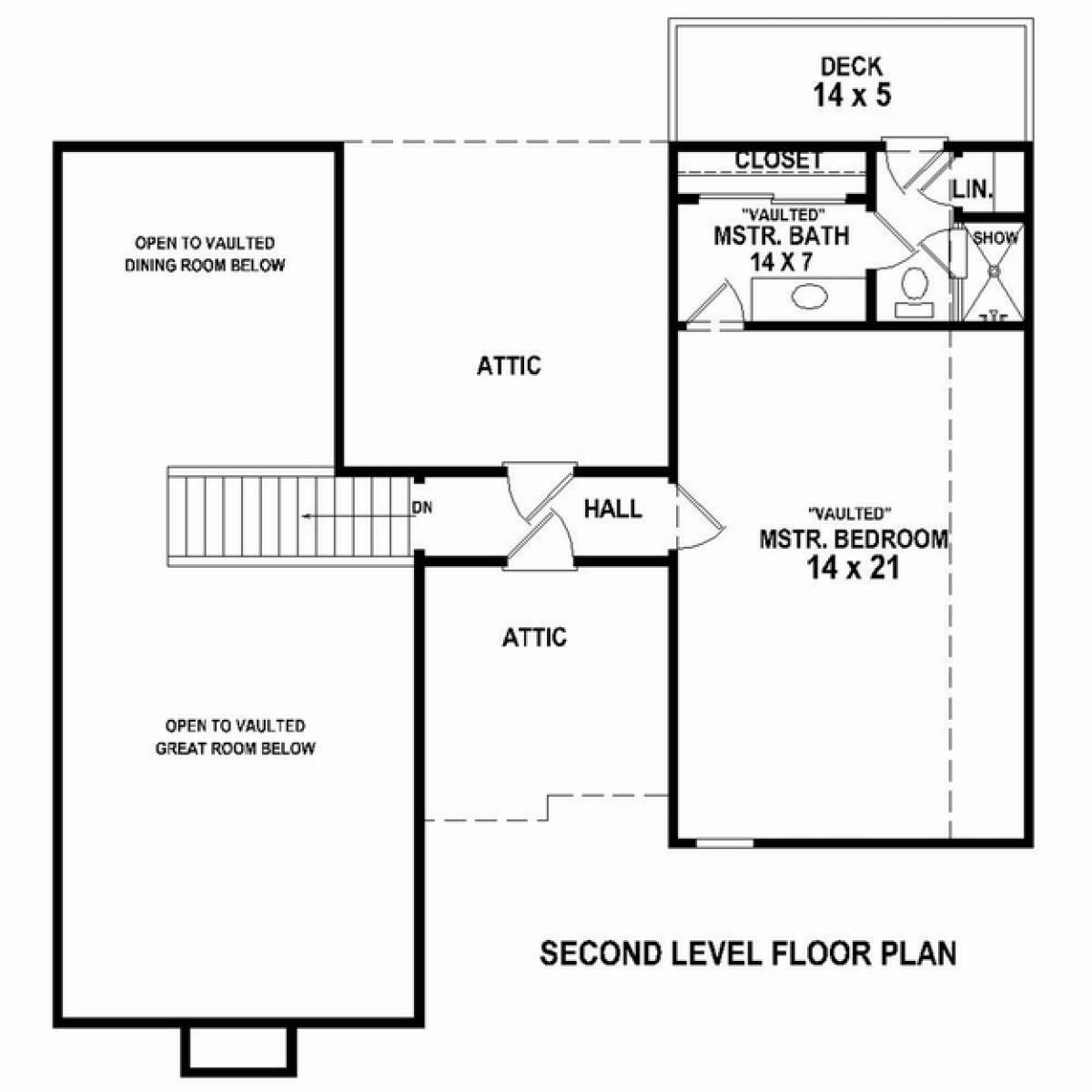 Floorplan 2 for House Plan #053-02291