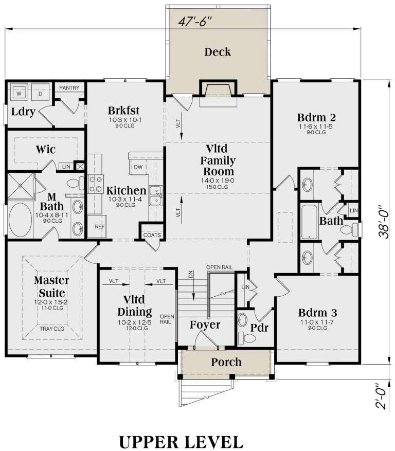 House Plan House Plan #106 Drawing 1