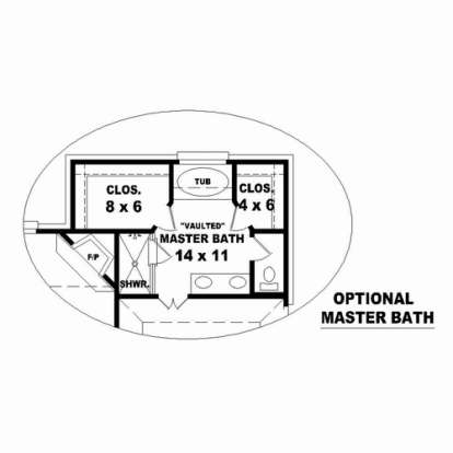 Floorplan 2 for House Plan #053-02295