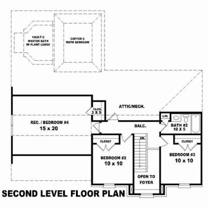Floorplan 2 for House Plan #053-02298