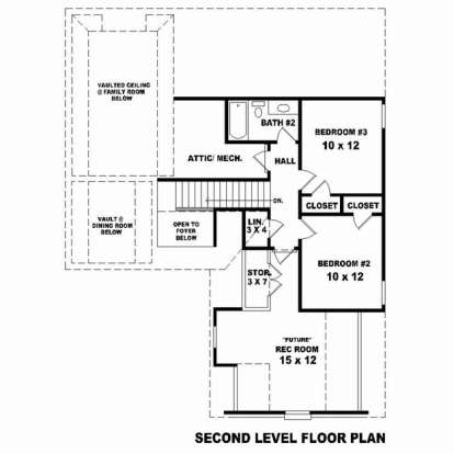 Floorplan 2 for House Plan #053-02299