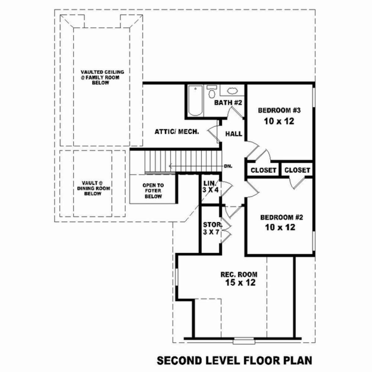 Floorplan 2 for House Plan #053-02300