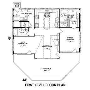 Floorplan 2 for House Plan #053-02302