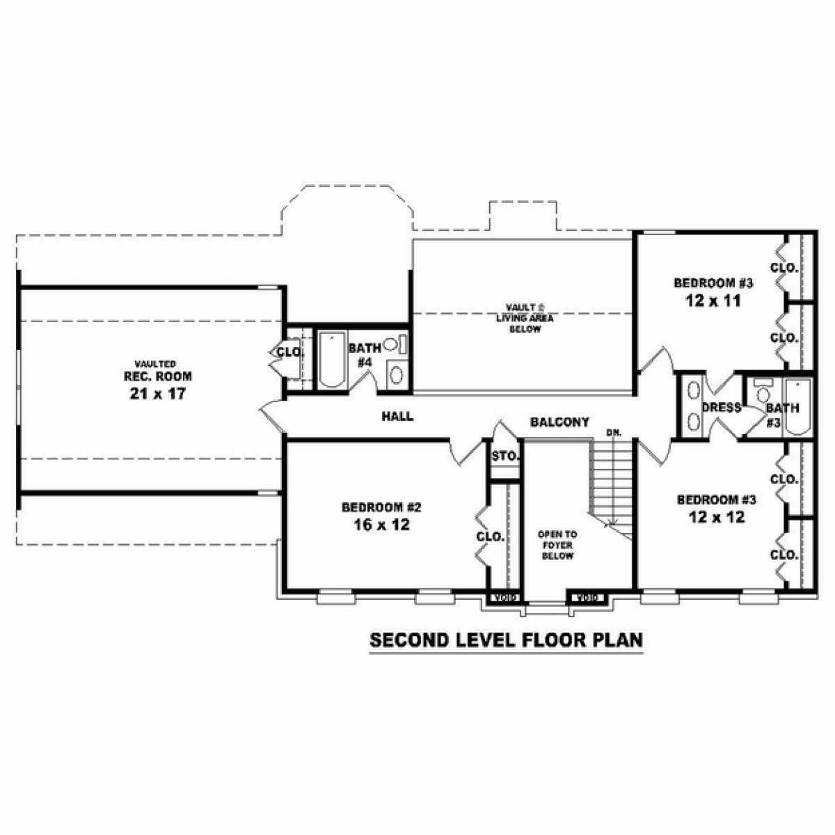Floorplan 2 for House Plan #053-02305