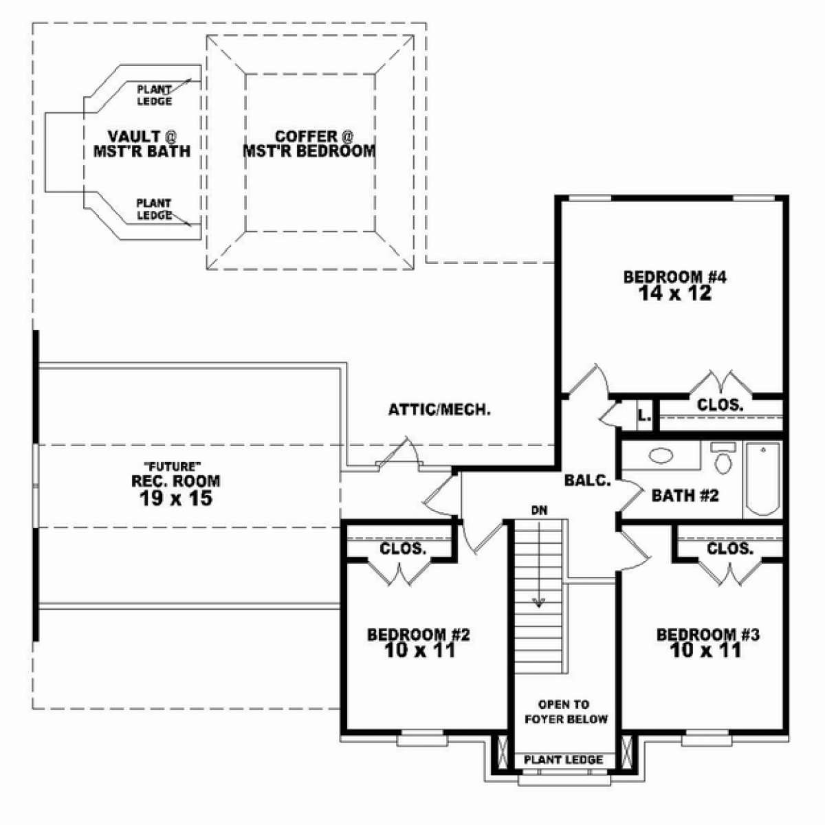 Floorplan 2 for House Plan #053-02307