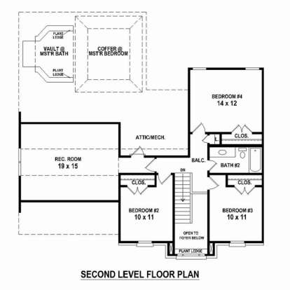 Floorplan 2 for House Plan #053-02308