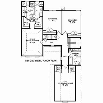 Floorplan 2 for House Plan #053-02309
