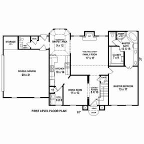 Floorplan 1 for House Plan #053-02313