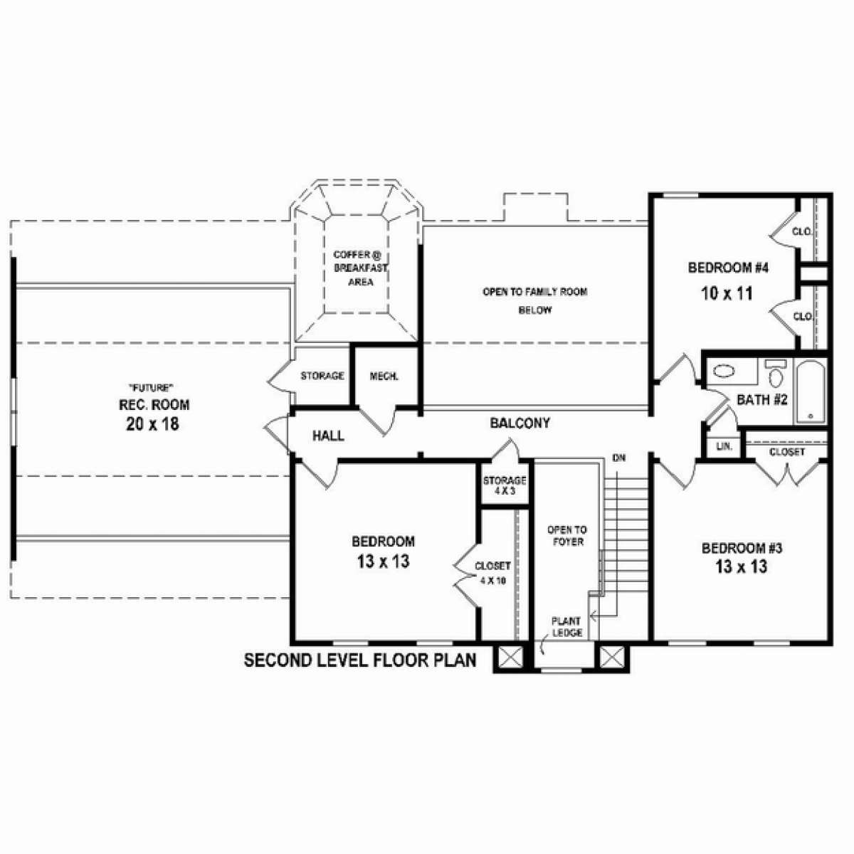 Floorplan 2 for House Plan #053-02313