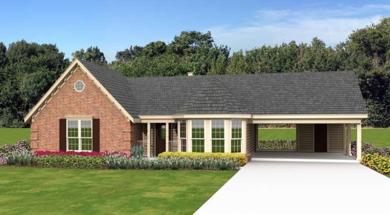 House Plan House Plan #10621 Front Elevation
