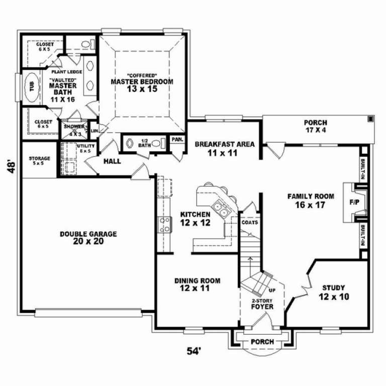 House Plan House Plan #10632 Drawing 1