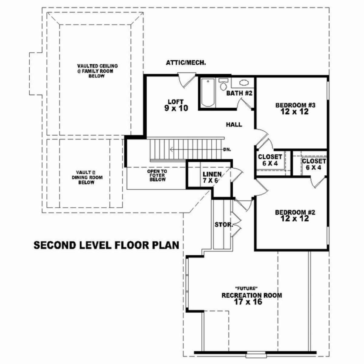 Floorplan 2 for House Plan #053-02330