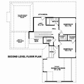 Floorplan 2 for House Plan #053-02330