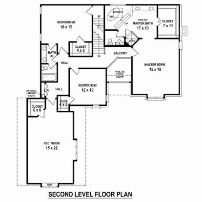 Floorplan 2 for House Plan #053-02333
