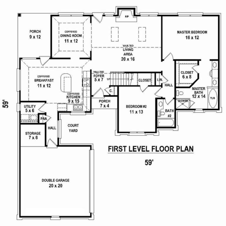 House Plan House Plan #10645 Drawing 1