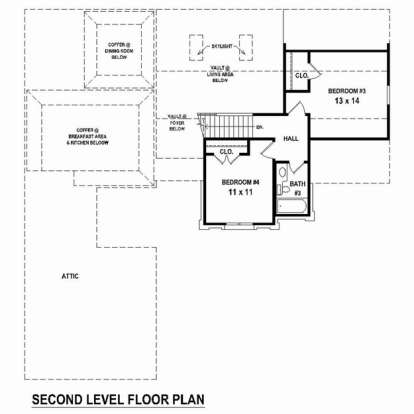 Floorplan 2 for House Plan #053-02340