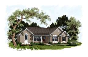 Traditional House Plan #036-00089 Elevation Photo
