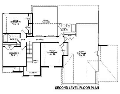Floorplan 2 for House Plan #053-02348