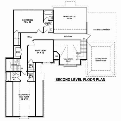 Floorplan 2 for House Plan #053-02350