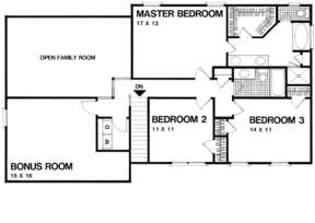 Second Floor for House Plan #036-00090